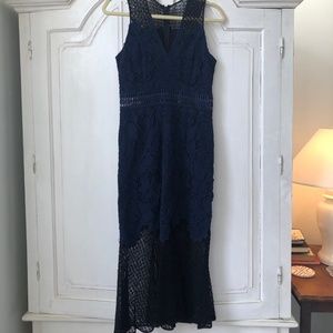 JONATHAN SIMKHAI 2017 Guipure Midi Dress